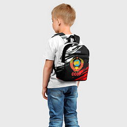 Детский рюкзак СССР краски текстура, цвет: 3D-принт — фото 2