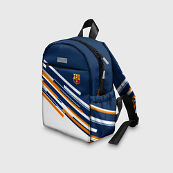 Детский рюкзак Реал мадрид текстура футбол спорт, цвет: 3D-принт — фото 2