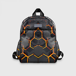 Детский рюкзак Нано соты шестиугольник, цвет: 3D-принт