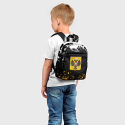 Детский рюкзак Имперская Россия краски абстрактные, цвет: 3D-принт — фото 2