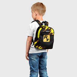 Детский рюкзак Рокстар текстура краски, цвет: 3D-принт — фото 2