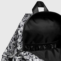 Детский рюкзак Пикселированный городской серый камуфляж, цвет: 3D-принт — фото 2