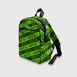 Детский рюкзак Juventus green pattern sport, цвет: 3D-принт — фото 2