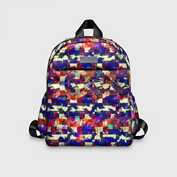 Детский рюкзак Разноцветные осколки стекла, цвет: 3D-принт