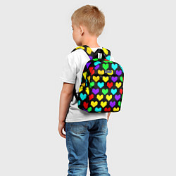 Детский рюкзак Undertale heart pattern, цвет: 3D-принт — фото 2