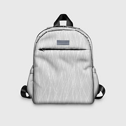 Детский рюкзак Светлый серый волнистые линии