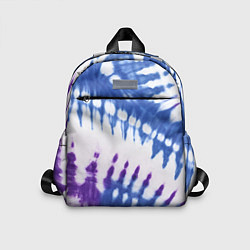 Детский рюкзак Сине-фиолетовый узор тай дай