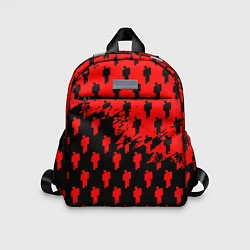 Детский рюкзак Billie Eilish pattern music steel, цвет: 3D-принт