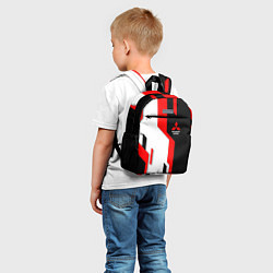 Детский рюкзак Mitsubishi red uniform, цвет: 3D-принт — фото 2