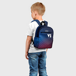 Детский рюкзак GTA 6 неоновые соты, цвет: 3D-принт — фото 2