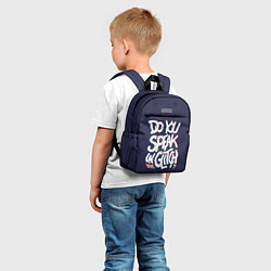 Детский рюкзак Do you speak in glitch, цвет: 3D-принт — фото 2