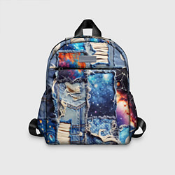 Детский рюкзак Звездный небосвод - пэчворк, цвет: 3D-принт