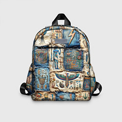 Детский рюкзак Пэчворк из Египетских мотивов, цвет: 3D-принт