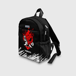 Детский рюкзак Логотип самурая из киберпанка 2077, цвет: 3D-принт — фото 2