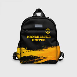 Детский рюкзак Manchester United - gold gradient посередине