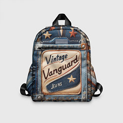 Детский рюкзак Vintage vanguard jeans - patchwork, цвет: 3D-принт