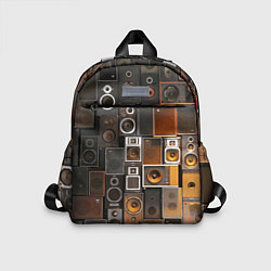 Детский рюкзак Винтажные колонки, цвет: 3D-принт