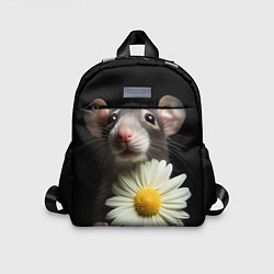 Детский рюкзак Крыс и ромашка
