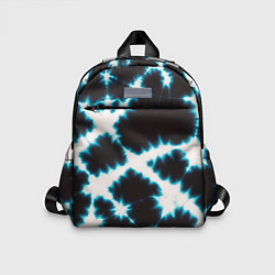 Детский рюкзак Тёмно синий тай дай, цвет: 3D-принт