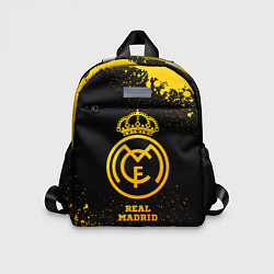 Детский рюкзак Real Madrid - gold gradient, цвет: 3D-принт