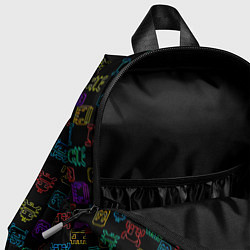 Детский рюкзак Интерфейс аркадной игры, цвет: 3D-принт — фото 2