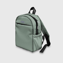 Детский рюкзак Светлый серо-зелёный текстурированный, цвет: 3D-принт — фото 2