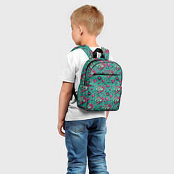 Детский рюкзак Паттерн объемные волки, цвет: 3D-принт — фото 2