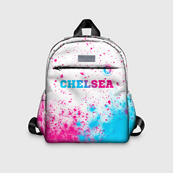 Детский рюкзак Chelsea neon gradient style посередине, цвет: 3D-принт