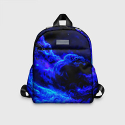 Детский рюкзак Синий густой дым - inferno blue, цвет: 3D-принт