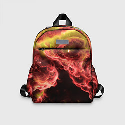 Детский рюкзак Адское пламя инферно - inferno flame, цвет: 3D-принт