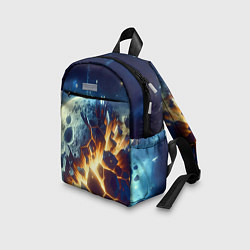 Детский рюкзак Взрыв планеты - космос от нейросети, цвет: 3D-принт — фото 2