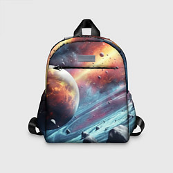 Детский рюкзак Объемный космос и планеты