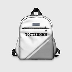 Детский рюкзак Tottenham sport на светлом фоне посередине, цвет: 3D-принт