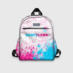 Детский рюкзак Barcelona neon gradient style посередине