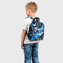 Детский рюкзак Extreme glitch, цвет: 3D-принт — фото 2