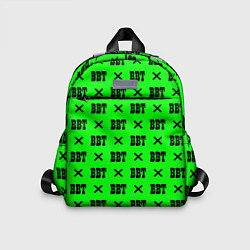Детский рюкзак BBT logo green steel
