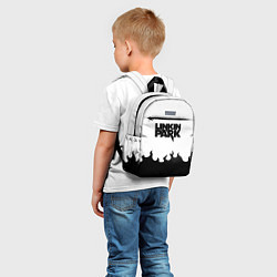 Детский рюкзак Linkin park rock fire, цвет: 3D-принт — фото 2