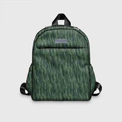 Детский рюкзак Зеленые клубы шерсти, цвет: 3D-принт
