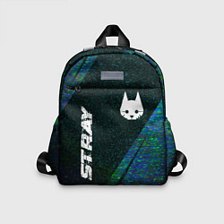 Детский рюкзак Stray glitch blue, цвет: 3D-принт
