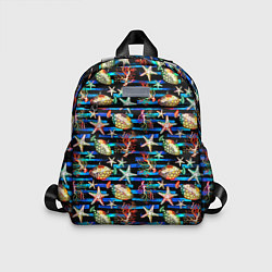 Детский рюкзак Морская жизнь под водой паттерн, цвет: 3D-принт