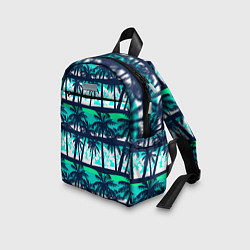 Детский рюкзак Тропический франжипани с пальмами, цвет: 3D-принт — фото 2