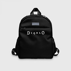 Детский рюкзак Diablo logo white, цвет: 3D-принт