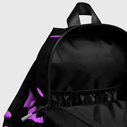 Детский рюкзак Фиолетовая абстракция, цвет: 3D-принт — фото 2