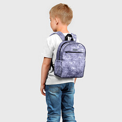 Детский рюкзак Абстракция - синий шум, цвет: 3D-принт — фото 2