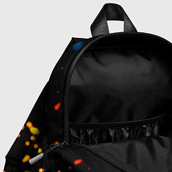 Детский рюкзак PUBG огненное лого, цвет: 3D-принт — фото 2