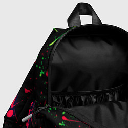 Детский рюкзак Doom кислотные краски, цвет: 3D-принт — фото 2