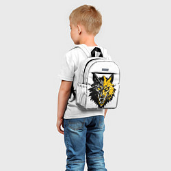 Детский рюкзак Злой желтый волк, цвет: 3D-принт — фото 2