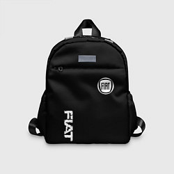 Детский рюкзак FIAT logo white auto, цвет: 3D-принт