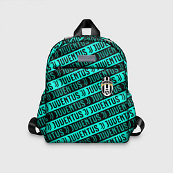 Детский рюкзак Juventus pattern logo steel, цвет: 3D-принт
