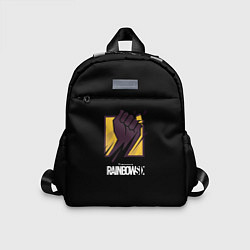 Детский рюкзак Радуга 6 лого стиль, цвет: 3D-принт
